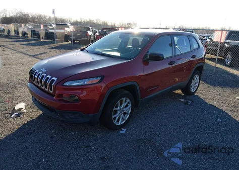 2014 Jeep Cherokee Sport from USA, damaged, VIN 1C4PJMAB8EW318522